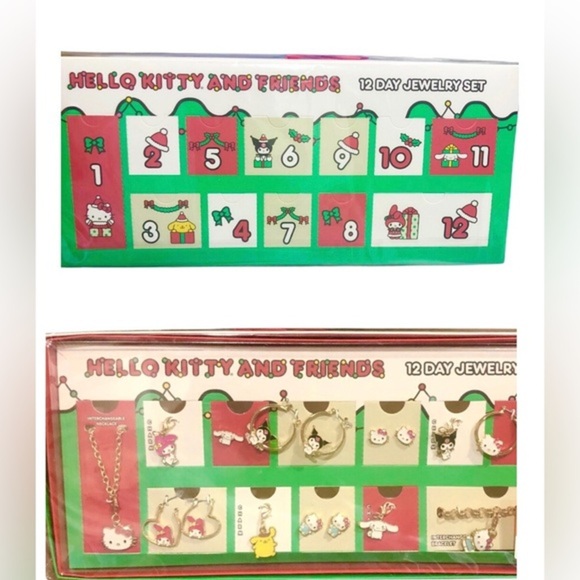 Hello kitty & friends 12 days of Christmas advent calendar jewelry set brand new - Picture 7 of 14